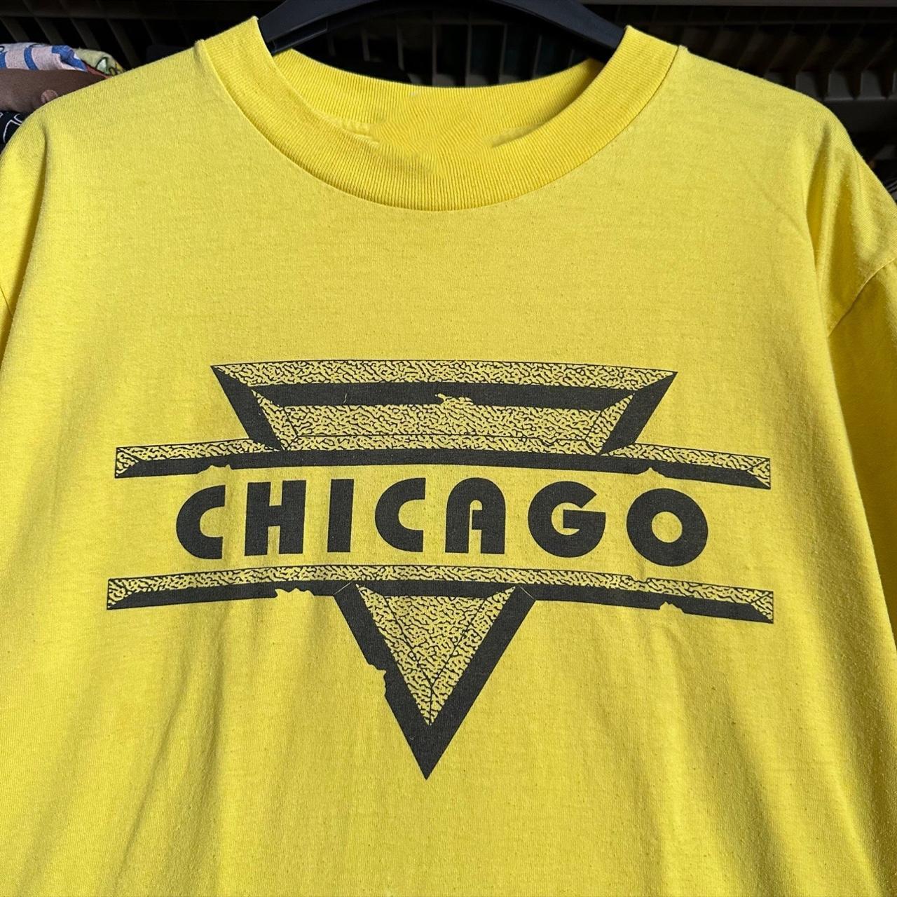 Collection Chicago Band Tour All Size S to 5XL Gift For Fan Yellow T-shirt QA05 XXXXL