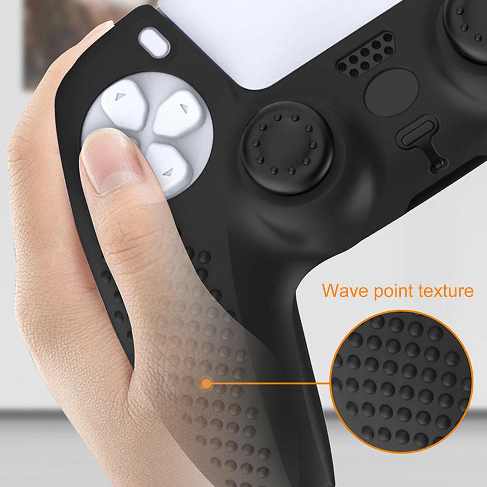 Silicone Grip Cover Skin Protective Rubber Case Kit For PlayStation 5 PS5 Controller