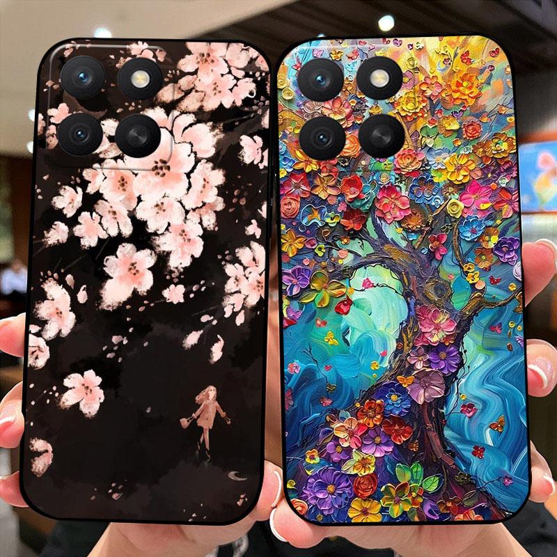 For Honor X8C Case Fashion Soft Silicone TPU Phone Case Back Cover For Honor X8C Protective Cover Fundas Coque Shockproof Bumper