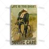 Artisian Cycling Metal Sign Bicycle Tin Plaque Bike Decorative Poster Wall Decor Garage Bar Pub Club Hotel Cafe Kitchen Home