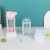 Water bottle100ml plastic double-layer milkshake cup protein powder cup fitness mixing cup leak-proof design sports shaking cup