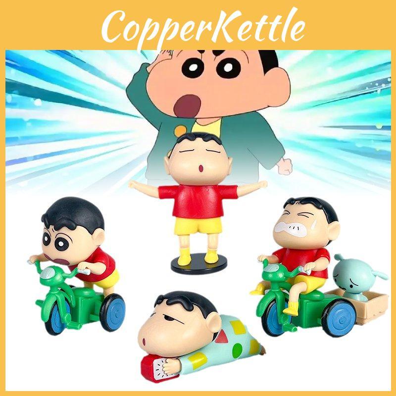 Adorable Crayon Shinchan Pvc Figurine Set Cute Cartoon Blind Box Collection