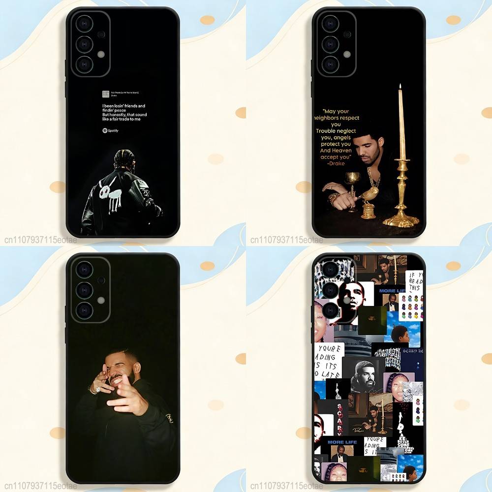 Rapper Singer Drake Phone Case For Samsung S25,S26,S24,S21,S22,S23,S30,Ultra,S20,Plus,Fe,Lite,5G Black Cover