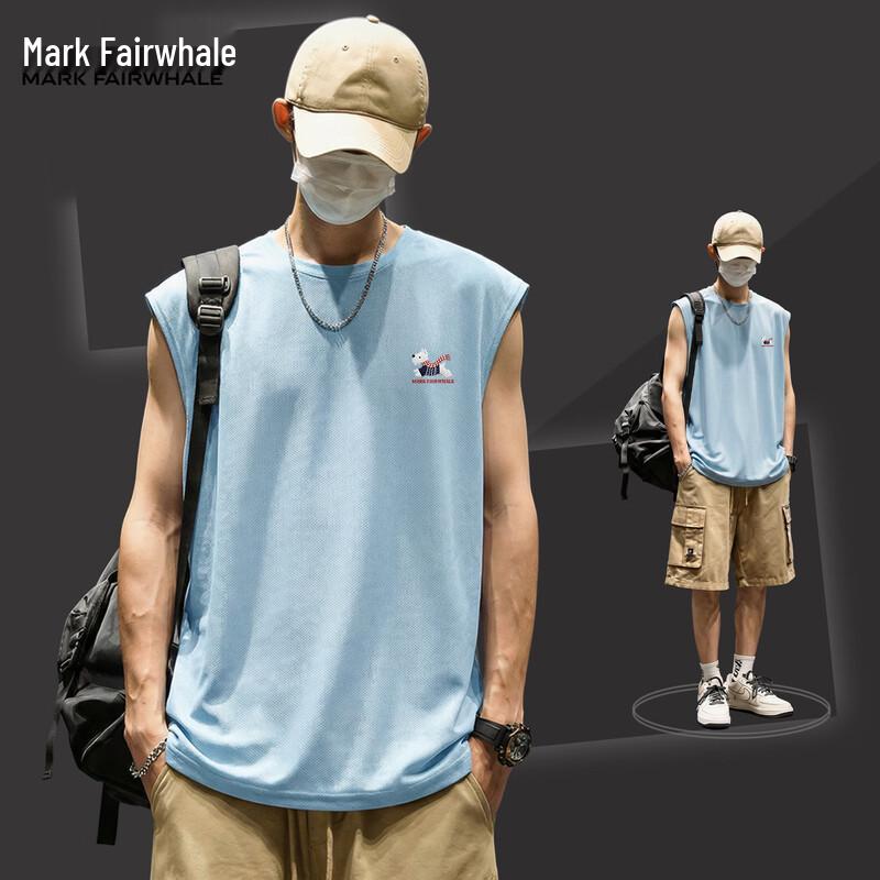 Mark Fairwhale Men s Quick-Dry Ice Silk Sleeveless Vest 2XL