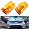 Rearview Mirror Side Turn Signal Lamp Cover Replacement Parts Side Turn Indicator Lamp Shell for Ford Transit MK8 2014-2019
