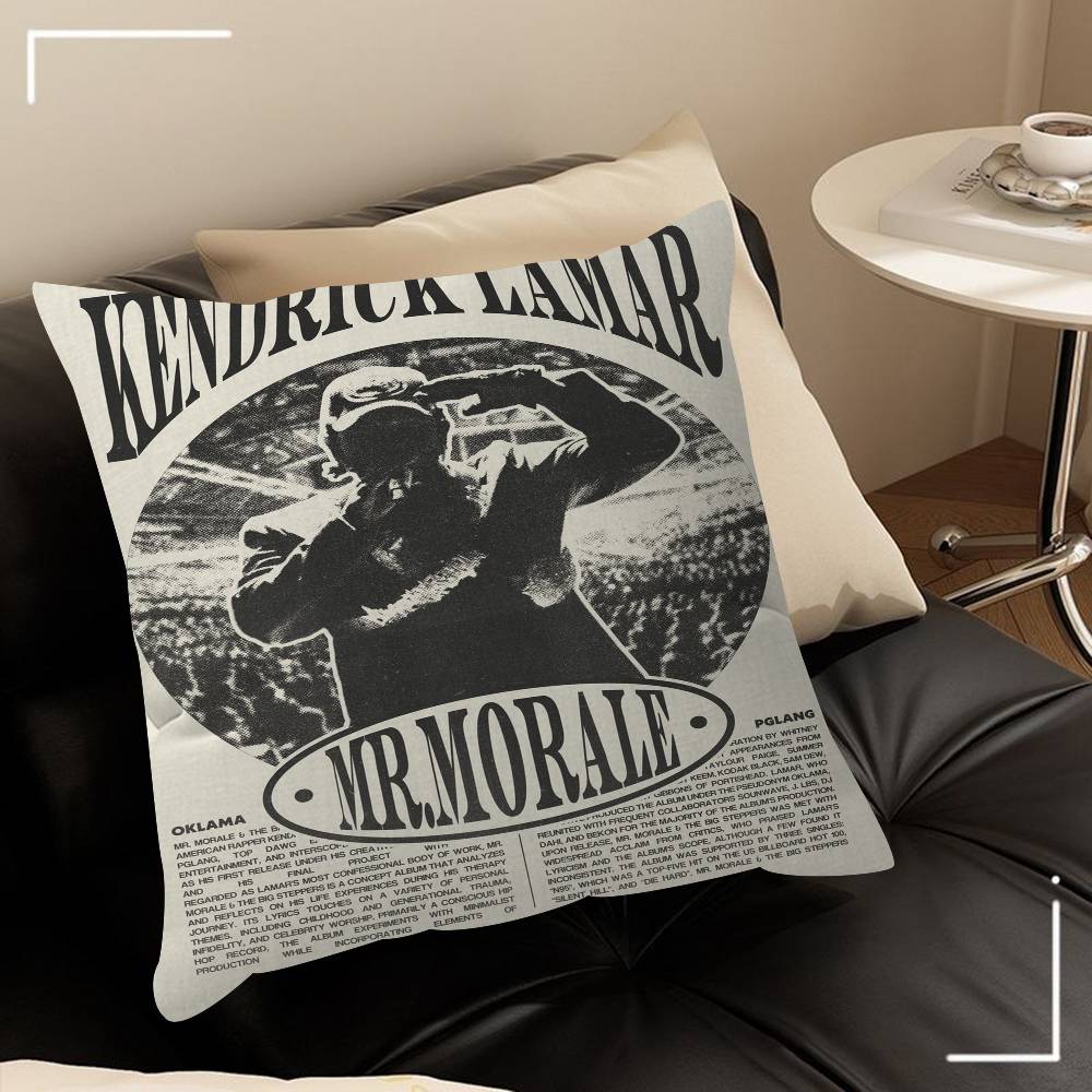 Kendrick Lamar Cushion Cover Inches Farmhouse Decor Home Throw Pillow Covers For Couch Decorations