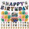 Miracle Dream Team Festival Birthday Party Decoration Set: Banner, Balloons, Cake Toppers