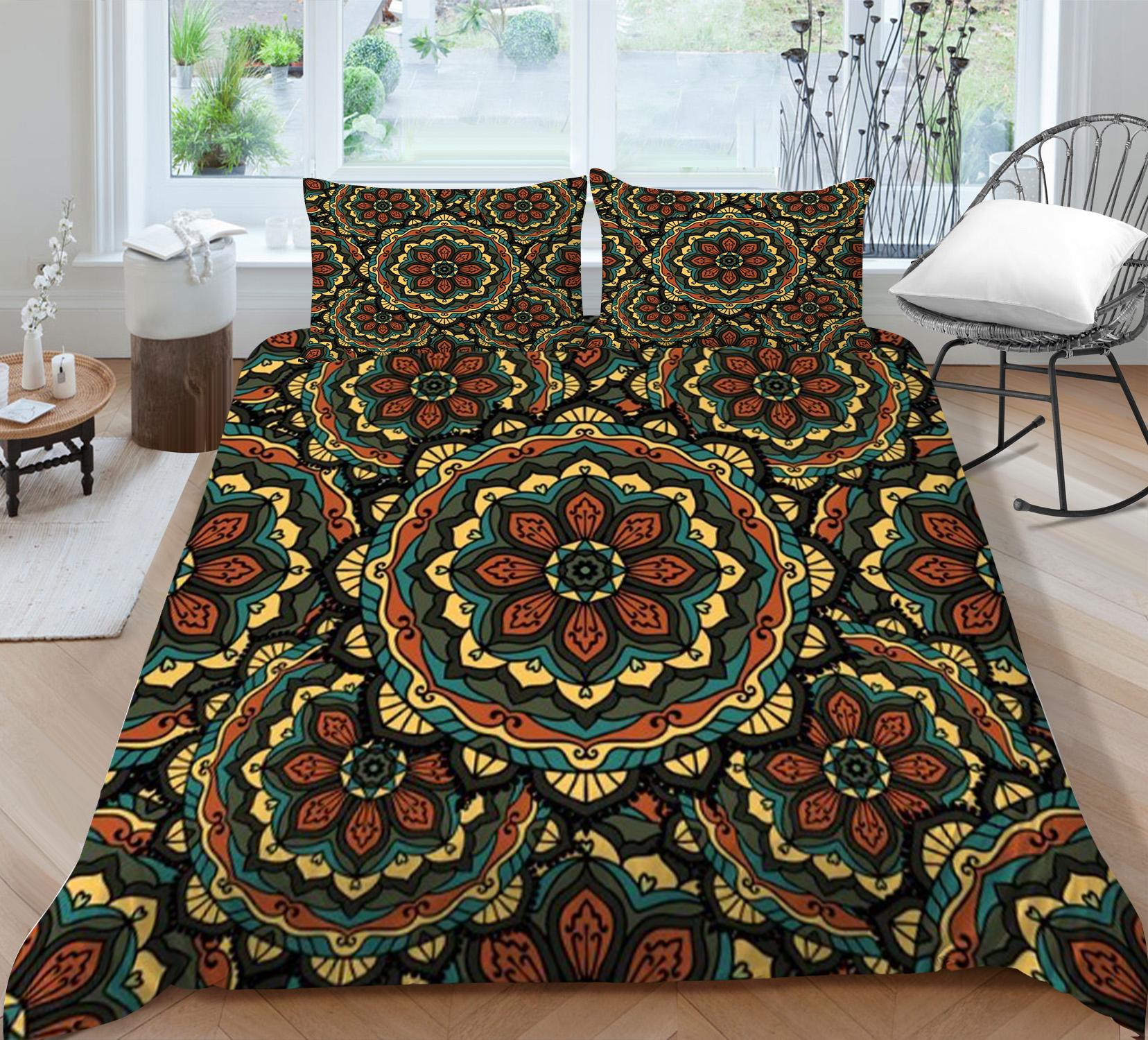 

Чехол для постельного белья, богемный пододеяльник, домашние покрывала с 3D принтом, мягкие комплекты кроватей с наволочкой, покрывало для постельного белья EU Single 135x200cm