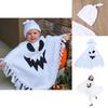 Soft And Comfortable Ghost Cloak Cape Halloween Cosplay Costume For Toddlers