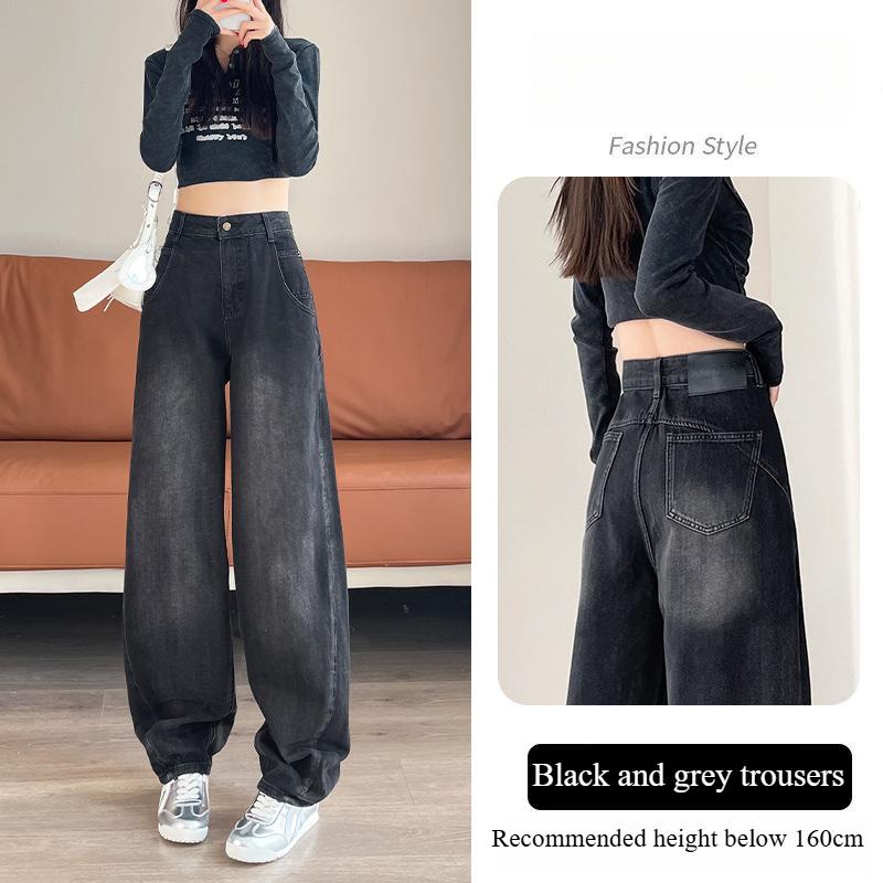 

GMXIA Женские модные повседневные брюки с однотонным принтом и высокой талией и капри XXXXL чёрный