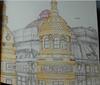 Korea Paris Secret De-stress Coloring & Art Book: Architecture, Doodling, Drawing, Painting