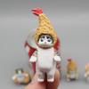 5pcs Tempura Anime Cute Cat Doll Set Figures COS Fried Shrimp Cat Figure Kawaii Toys PVC Model Ornamen Birthday Gifts