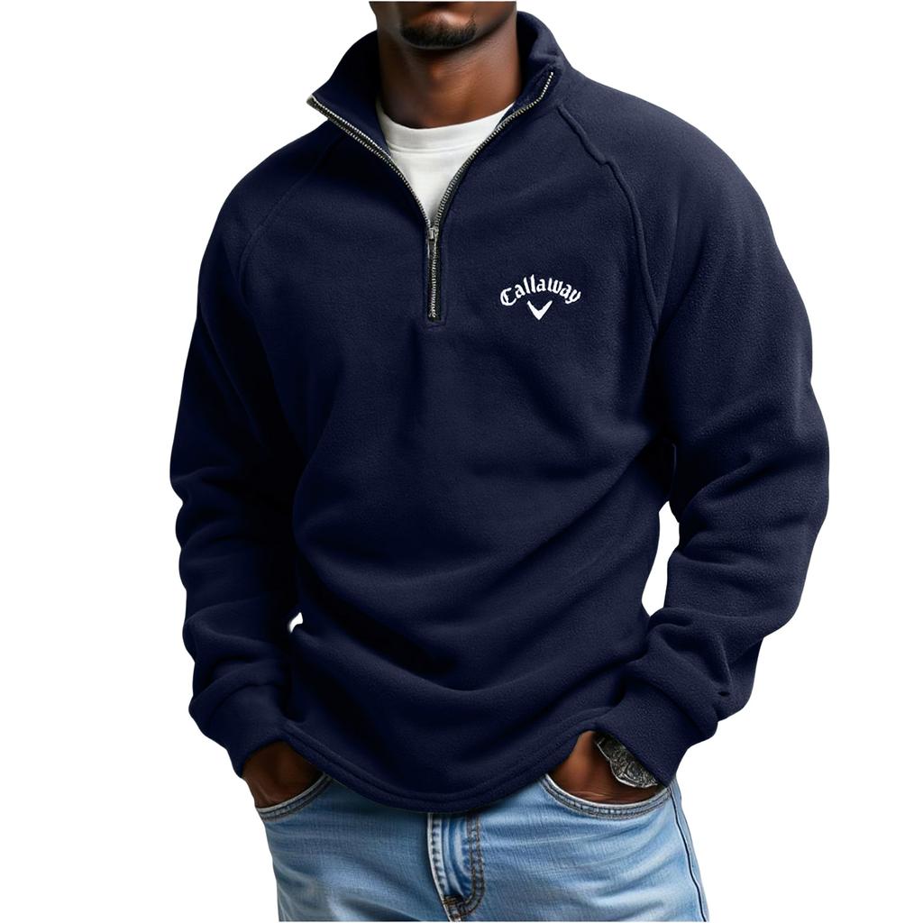 Men's Sweatshirt Loose Solid Color Outdoor Warm Breathable T-Shirt Top