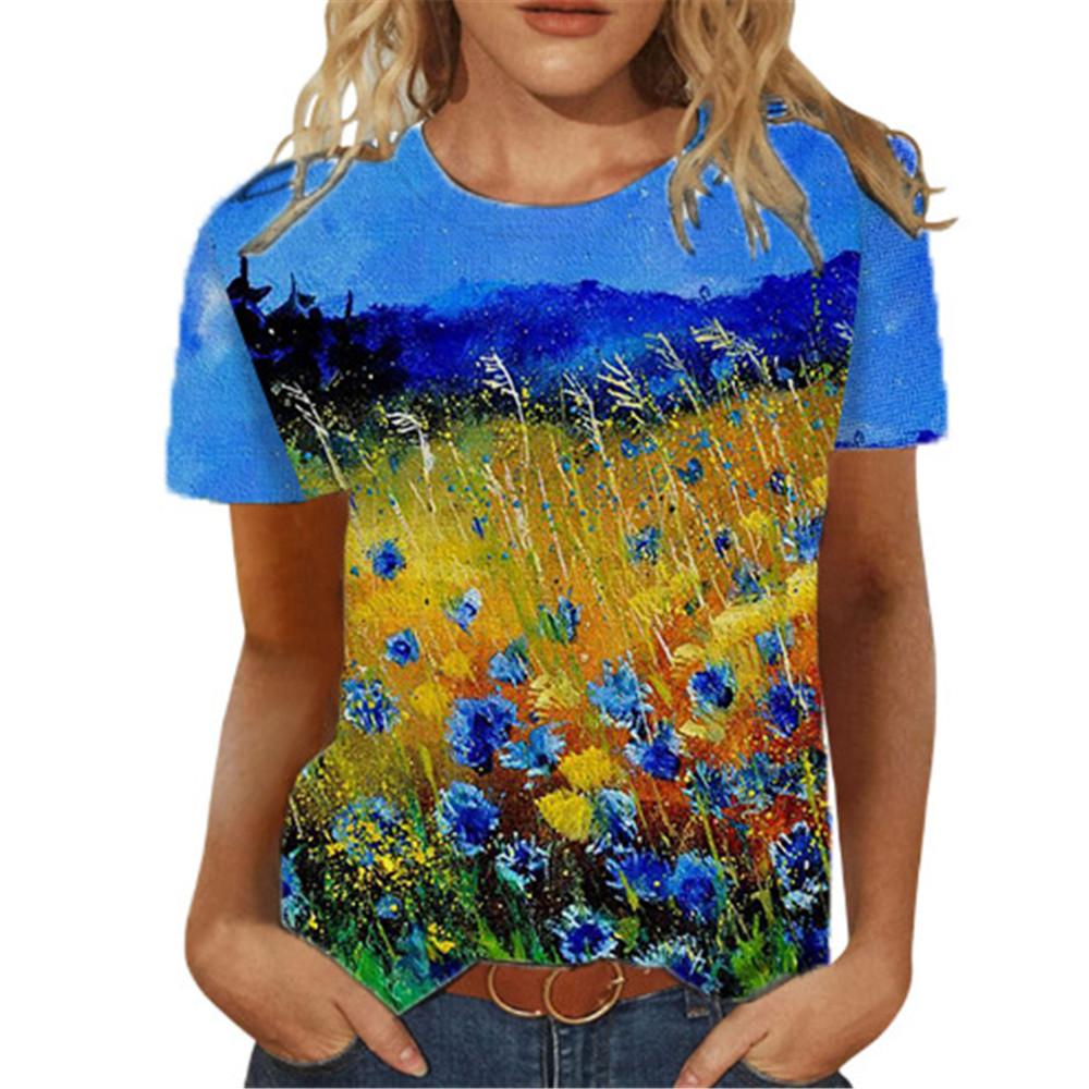 Модная летняя повседневная сексуальная футболка в стиле хип-хоп с круглым воротником — фото 6