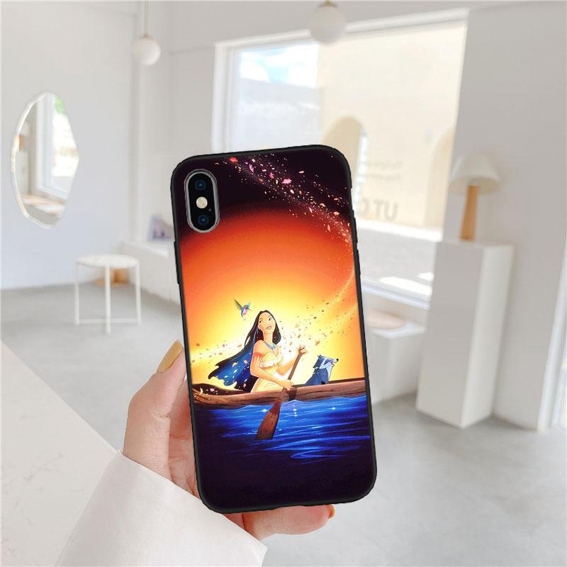 CJ41 Disney Pocahontas Soft Shell Phone Case for Redmi Note 10 11 12 Pro Max 10S 10C 10T 11A 11S 12S 12C