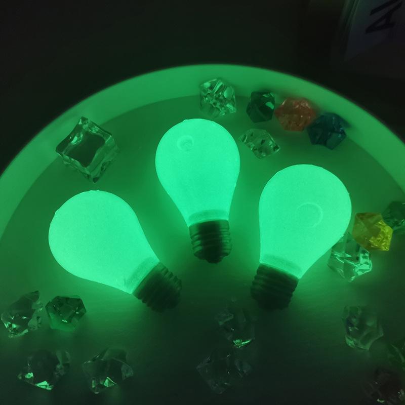 Soft Squishy Light Bulb Maltose Luminous Squeeze Toy Slow Rebound Sensory Fidget Toy Anxiety Relief Novelty Decompression Gift