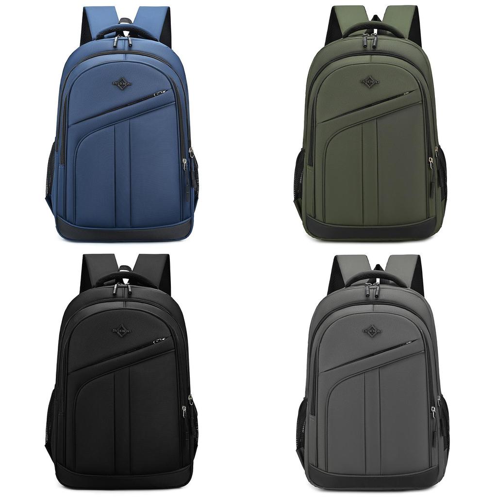 Oxford Fabric Large Capacity Backpack With Multiple Compartments For Students And Travelers