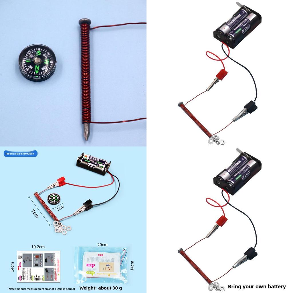 Science Experiment Electromagnet Diy Kit With Educational Materials For Student Handson Learning