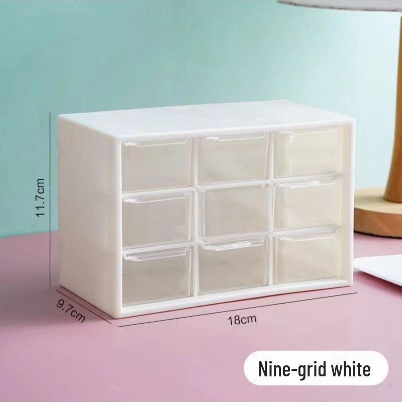 Schreibtisch-Schmuckschublade mit sechs Fächern für Studentenwohnheime