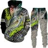 Camo Fishing Hunting 3D Printed Men Hoodies/Tracksuit Fashion  Spring Autumn Man Clothing Suit Casual Long Sleeve Jogging Suits