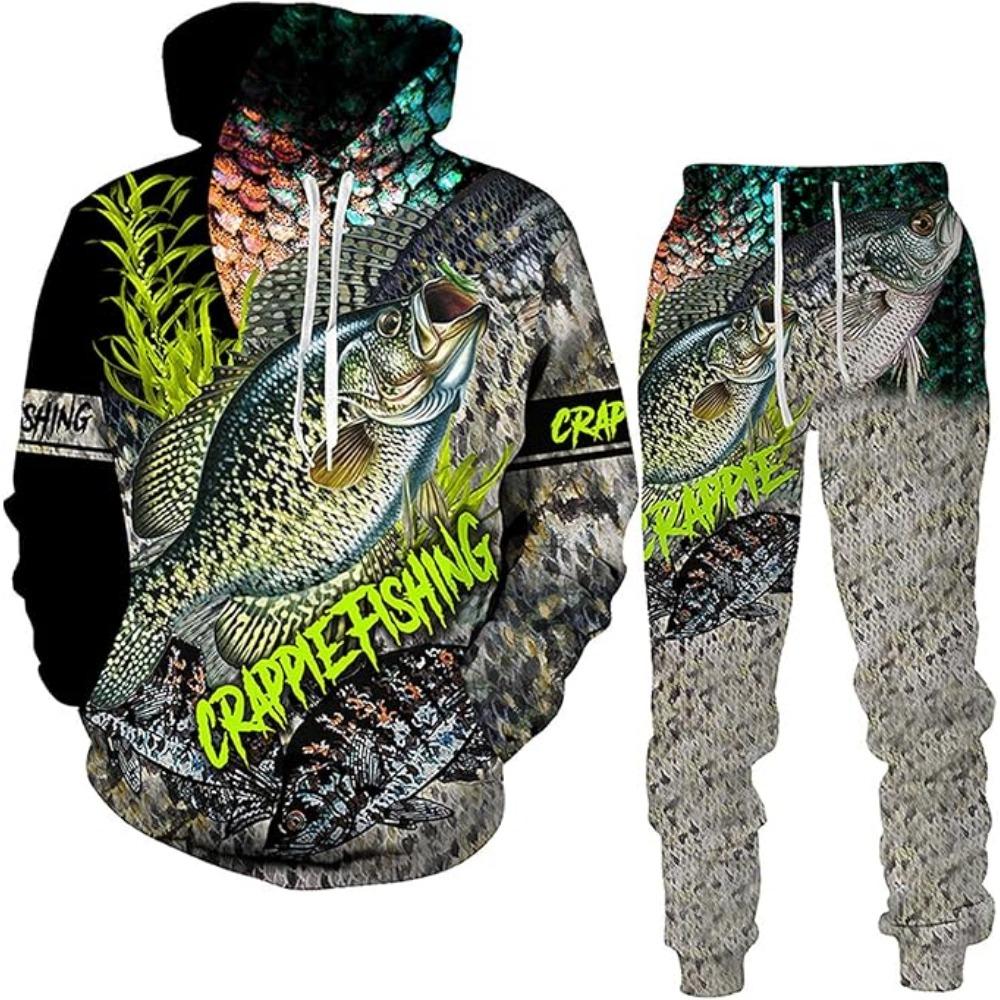 Camo Fishing Hunting 3D Printed Men Hoodies/Tracksuit Fashion Spring Autumn Man Clothing Suit Casual Long Sleeve Jogging Suits