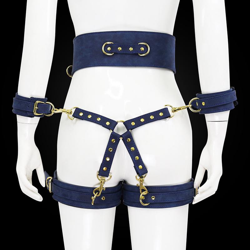Thigh Ring Restraints: Handcuffs & Belt for Hands & Feet - Bondage Accessories for Pet Owners & BDSM Enthusiasts