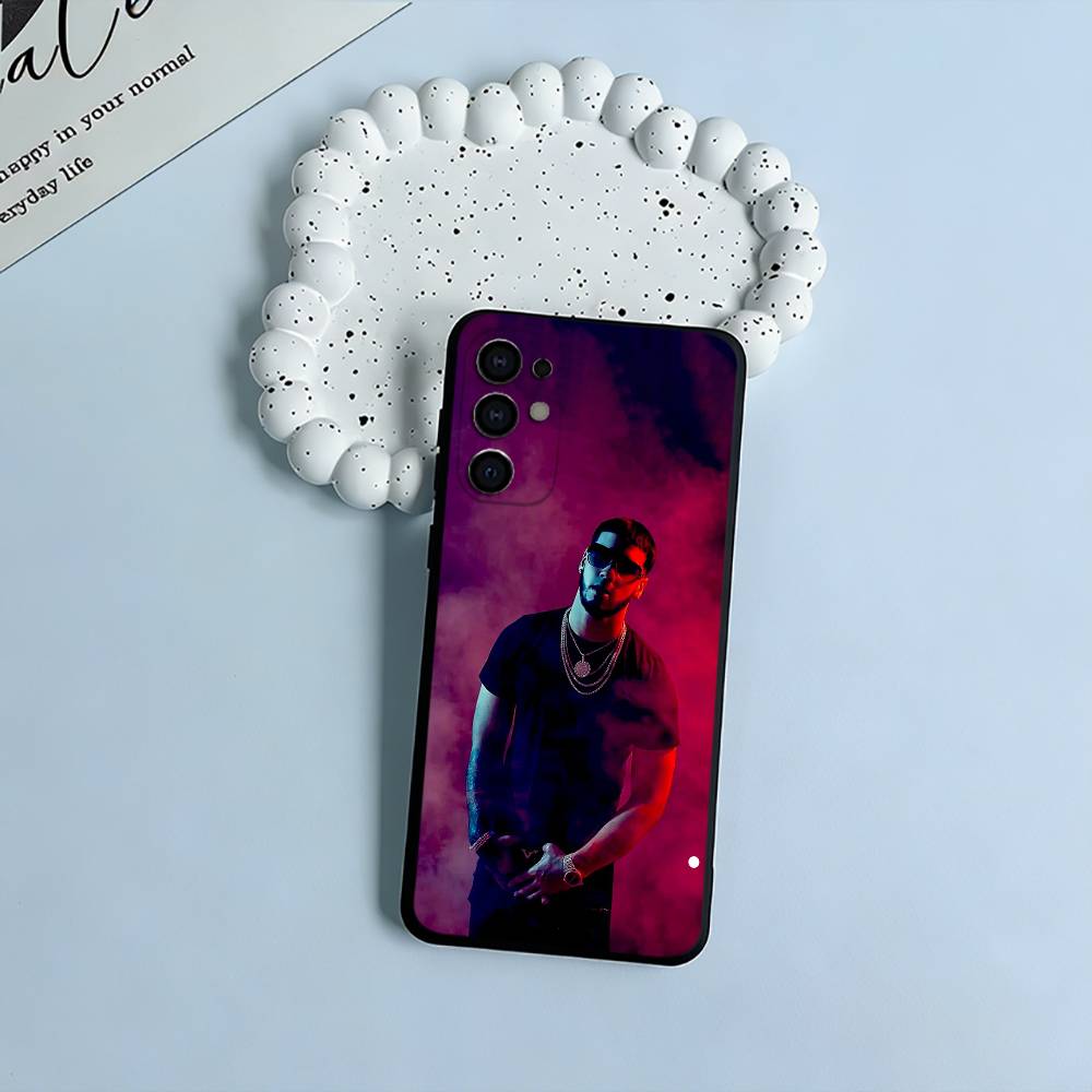 Reggaeton singer-A-Anuel- AA Black Soft Silicone Phone Case for Samsung S25, S24, S21, S22, S23, S30, Ultra, S20, Plus, FE, Lite