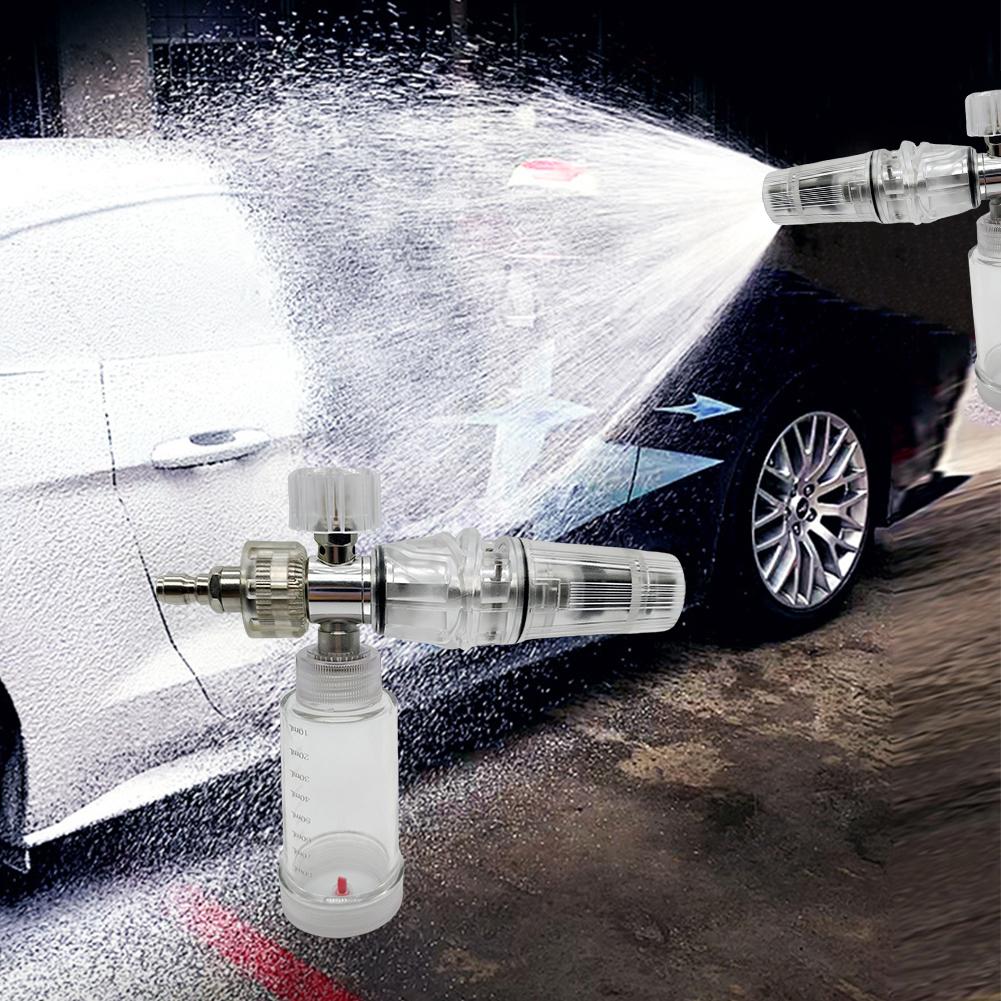 100ML Soap Foam Spray Bottle with 1/4 Inch Quick Connector 4500PSI Pressure Washer Gun Water Foam Pot Car Wash Accessories