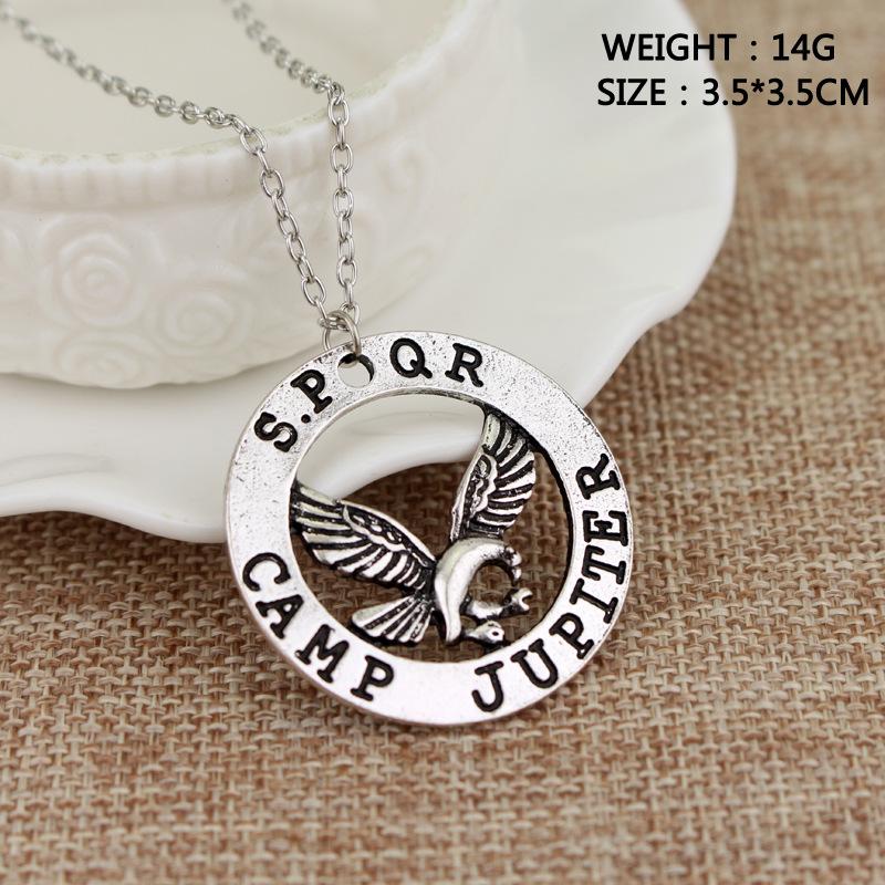 Movies Jewelry Necklace Dongsheng Hot Movie Percy Jackson Camp Half Blood Fly Horse Necklace