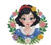 DIY Diamond Painting Refrigerator Magnets, Disney Princess Theme, Cross-stitch Round Diamond Handicraft Home Decoration Gift