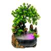 Tabletop Rockery Fountain Indoor Waterfall Bonsai Desktop Mini Rockery Water Fountain, Home and Office Desk Decoration