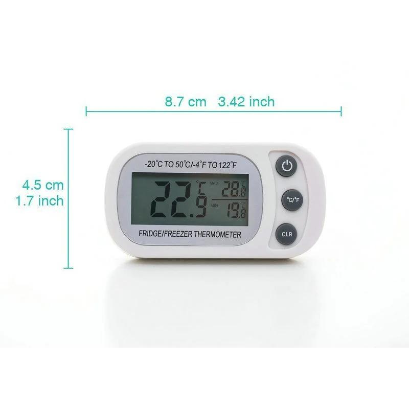 20pcs  Electronic Digital Refrigerator Thermometer Freezer Cold Storage Moisture Proof Indoor Precision Thermometer