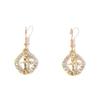 Trend Alloy Fashion Rhinestone Angel Dangle Earrings For Womens Casual Style