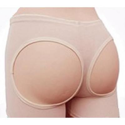 Push Up Shorty Culotte - Bum Bastic - Size L - Butt-lifting Effect - Microfiber - Beige