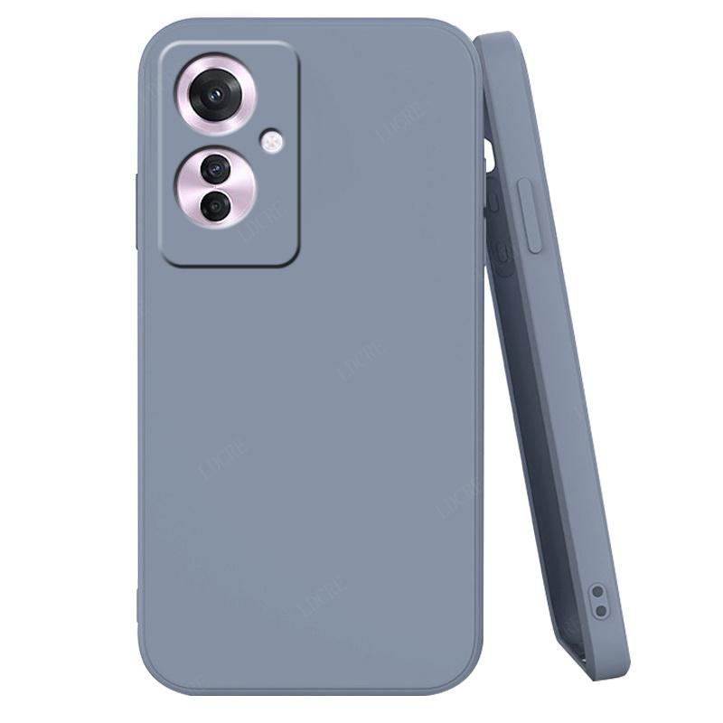For Cover Reno 11F Case OPPO Reno 11F Reno11 F Capas New Liquid Silicone Shockproof TPU Soft Cover For Reno 11F Fundas