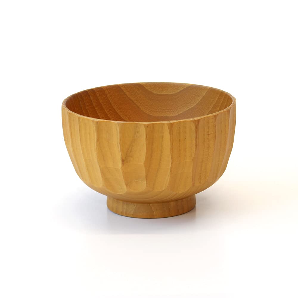 

Kishu Lacquerware, Kakuda Seibei Shoten, Soup Bowl, Kamakura, Nano-coated, Dishwasher Safe, Natural, WR-470922