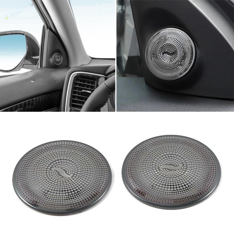 For Mitsubishi Outlander 2013 -  Door Audio Speaker Loudspeaker Frame A  Pillar Horn Decoration Cover Interior Accessories