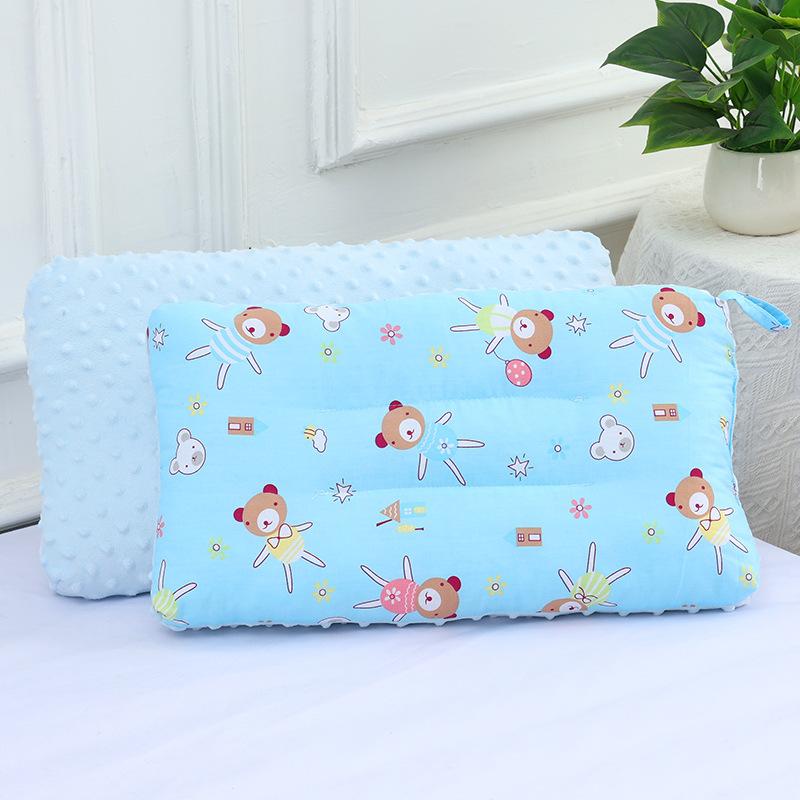 

Діти Немовлята Baby Cartoon Pure Cotton Doudou Velvet Sleep Pillow Kindergarten Washable Cervical Vertebra Protect Kids Pillow