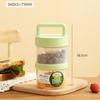 Useful Multi-layer Yogurt Salad Cups with Lid Spoon Leak-proof Food Storage Bento Box Reusable Fruit Salad Cup Picnic