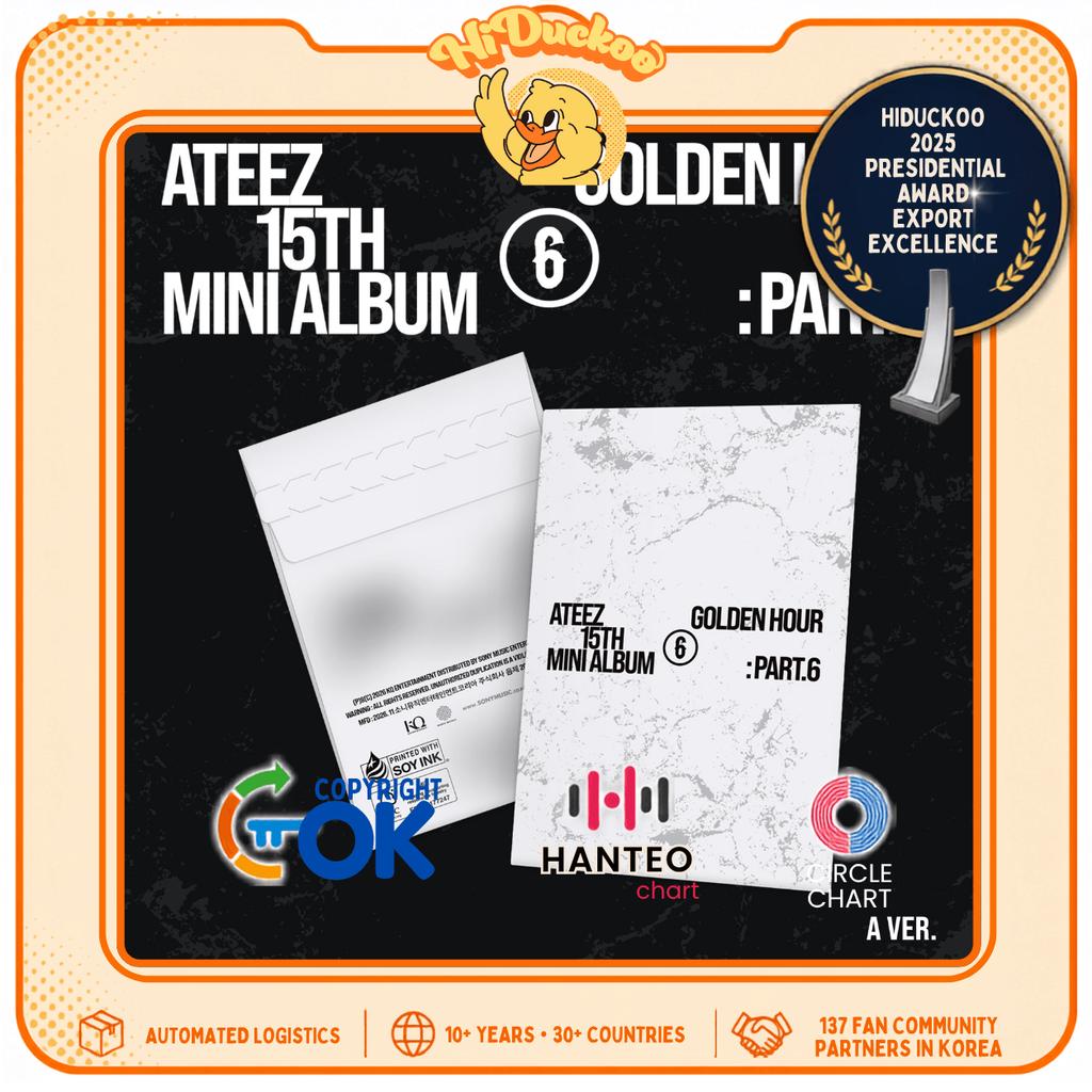 [VORBESTELLUNG] ATEEZ (15. MINI-ALBUM) - GOLDENE STUNDE : Teil 6 (Zufällige DIGIPACK-EINHEIT ver.)