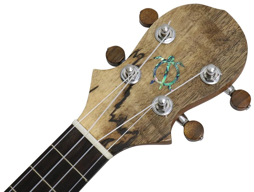BIG ISLAND Pineapple Trad Series Pineapple Shape Hawaiian Mango Ukulele, Soprano/Long Neck, Body, MP-SLS