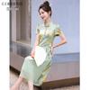 Elegant New Chinese Style Summer Cheongsam Dress