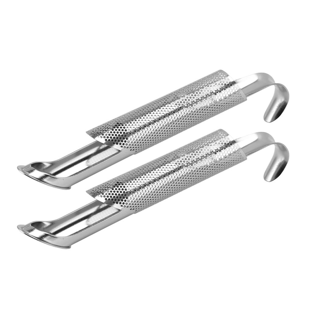 2 Pcs Stainless Steel Tea Diffuser Rust Resistant Hangable Reusable Portable Loose Tea Infuser