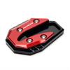 Motorcycle Accessories Side Stand NMAX155 N MAX NMAX 155 125 NMAX125 Kickstand Plate Extension Support Foot Pad Base 2015-2021 (Red)