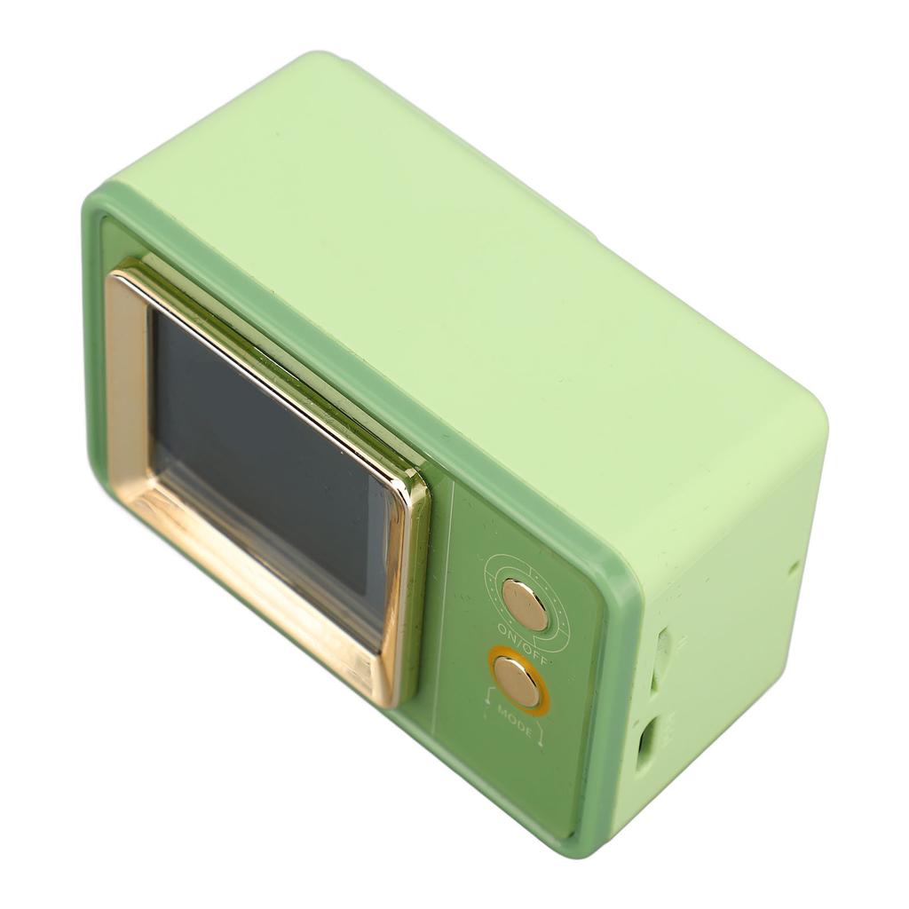 Retro Speaker TV Shaped Multifunctional Fashionable Time Speaker for Home Outdoor Use