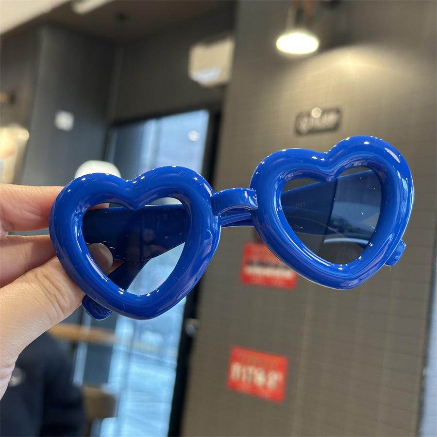 New Kids Sunglasses Baby Sunglasses Chubby Bread Heart-Shaped Sunglasses Adorable and Cool Stylish Photo Sunglasses UV400