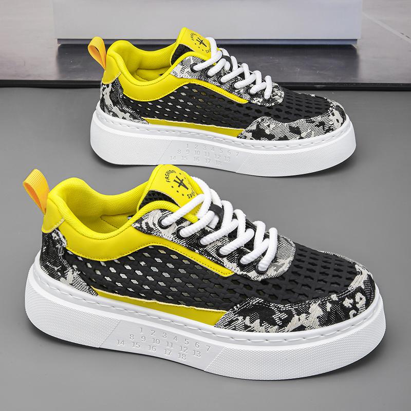 EVA Insole Summer Breathable Sneakers Fashion Hollow Thick Bottom Casual Sneakers Running Versatile Comfortable Running Shoes