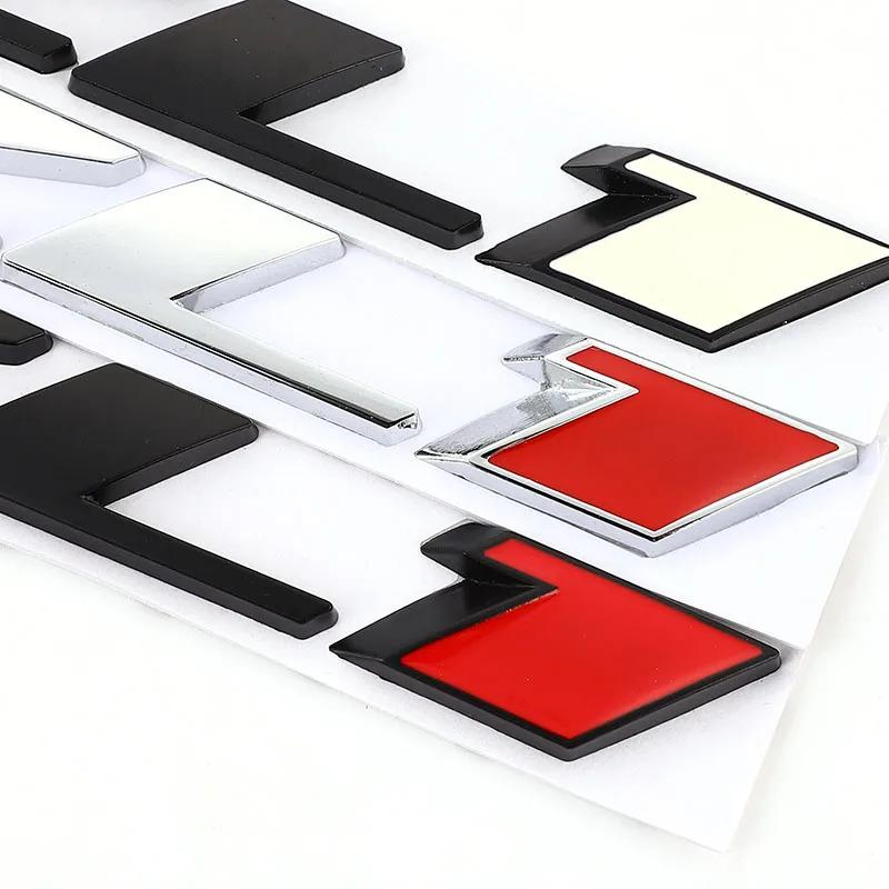 ZL1 Logo Car Rear Trunk Emblem Sticker for Chevrolet Camaro Cavalier Onix Cruze Aveo Silverado Side Decal Modified Decoration