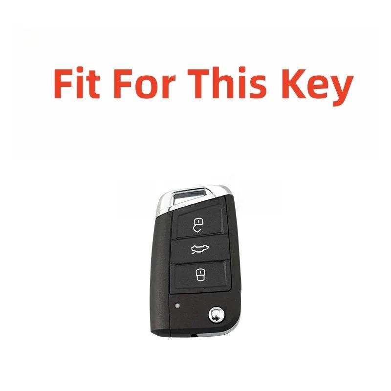 Tpu Car Key Case Full Cover Fob Fashion For Vw Volkswagen Golf 7 Mk7 Tiguan Mk2 Seat Ateca Leon Fr 2 Ibiza Skoda Octavia