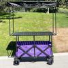 Adjustable Folding Carbon Steel Camping Table and Pushcart